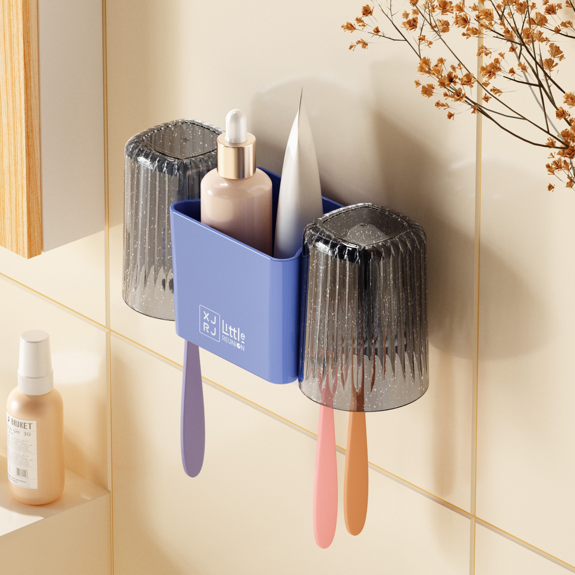 XJ-8487 双杯壁挂收纳架.jpg